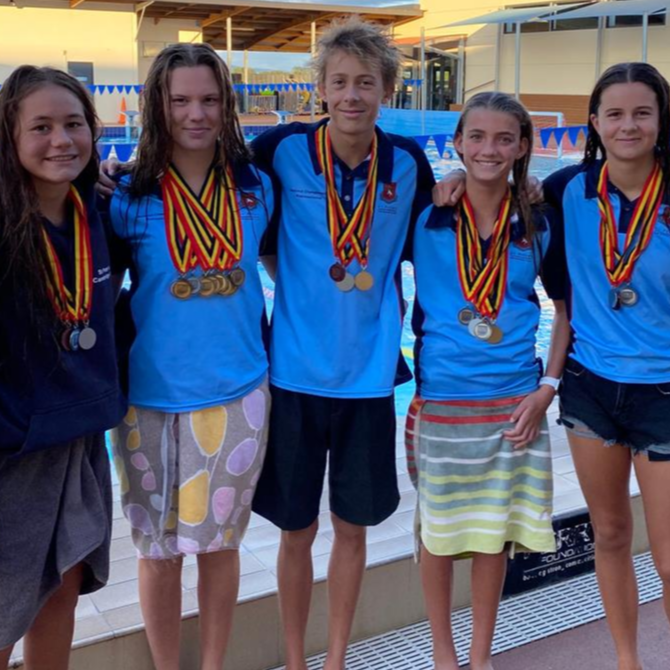 Swimming medal winners from Waikato Championships